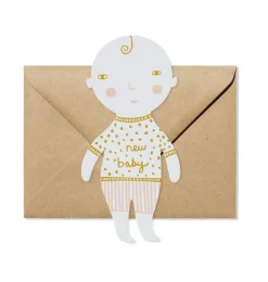 Donna Wilson kaart baby met enveloppe