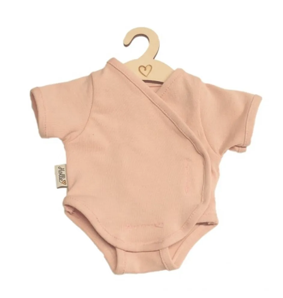 Hollie poppenromper dusty rose voor de Gordi poppen