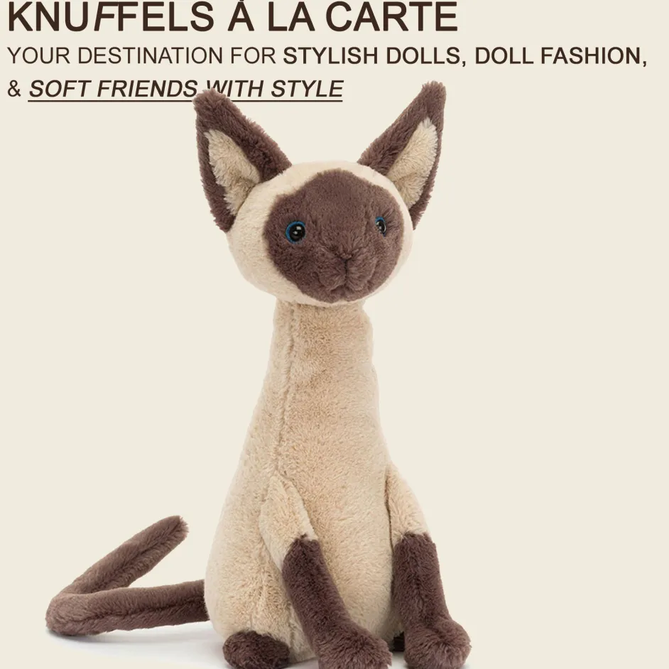 Jellycat Iris siamese cat
