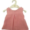 Jurk voor Gordi poppen van Hollie / kleur oud roze