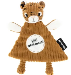 Les Du00e9glingos knuffeldoekje tijger