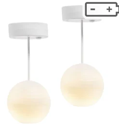 Lundby Chinese hanglampen voor het poppenhuis set van twee met ledverlichting