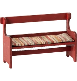 Maileg bankje voor de muisjes / rood