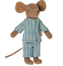 Maileg Big brother muisje met pyjama in matchbox