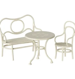 Maileg cafu00e9 set voor de muisjes / off white