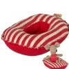 Maileg rubber boot voor de muisjes - rood gestreept