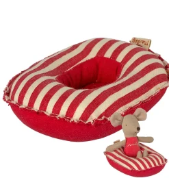 Maileg rubber boot voor de muisjes - rood gestreept