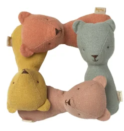 Maileg teddybeer rammelaar / oud roze