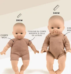 Minikane collection babies / body pu00e9tale / roze