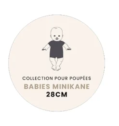 Minikane collection babies / body pu00e9tale / roze