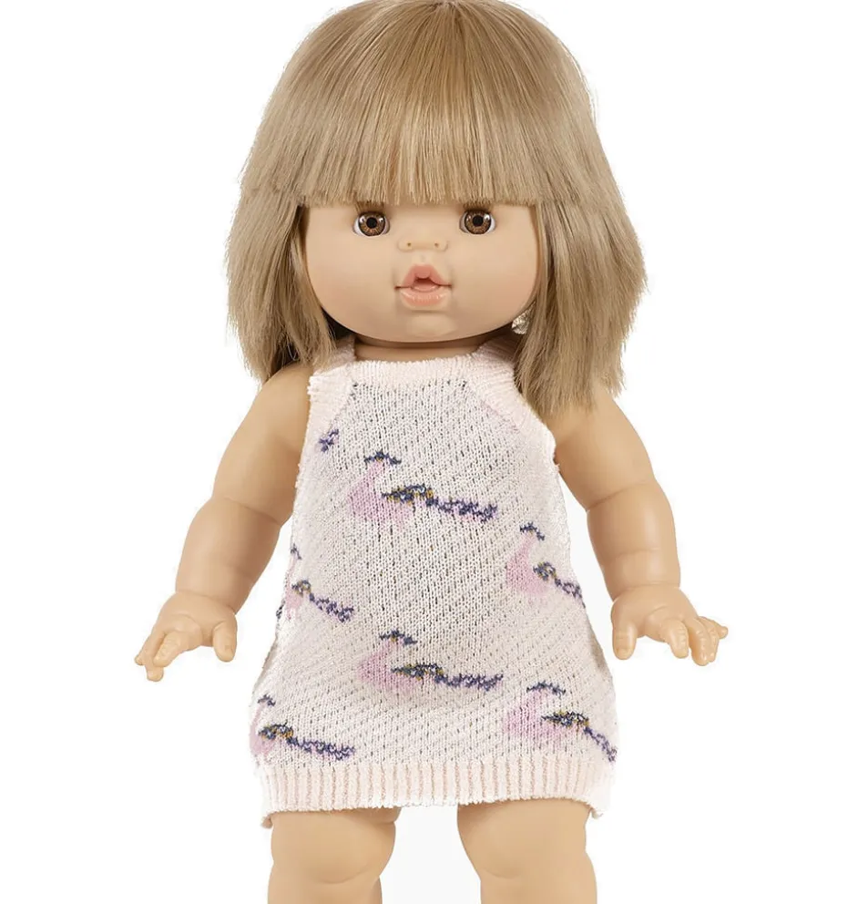 Minikane Gordi poppen gebreide jurk Gisu00e8le