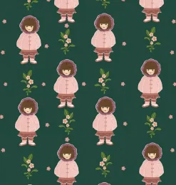 Minikane katoenen ballerina schoentjes voor Gordi poppen