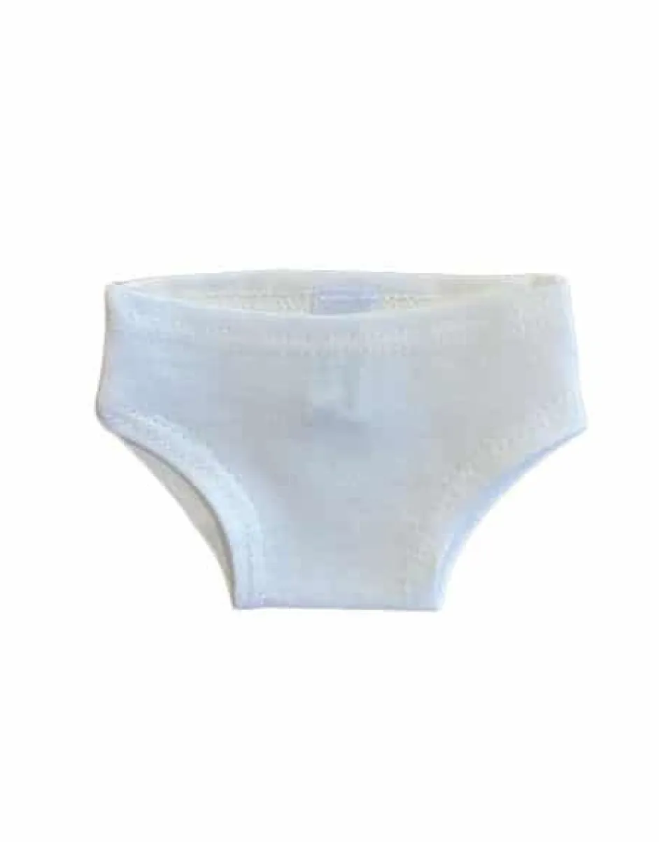 Minikane onderbroek wit / culotte voor Gordi poppen