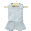 Minikane ondergoedset petits basiques Marcel voor Gordi poppen / bleu chinu00e9