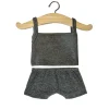 Minikane ondergoedset voor Gordi poppen / anthracite