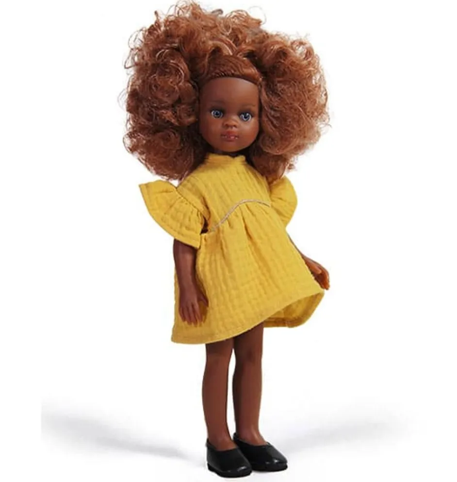 Minikane Paola Reina Amigas pop Melissa met Amigas zwarte schoenen