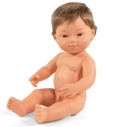 Miniland pop jongen met Down Syndrome 38 cm / zonder verpakkingsdoos