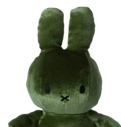 Nijntje groen velvetine stof