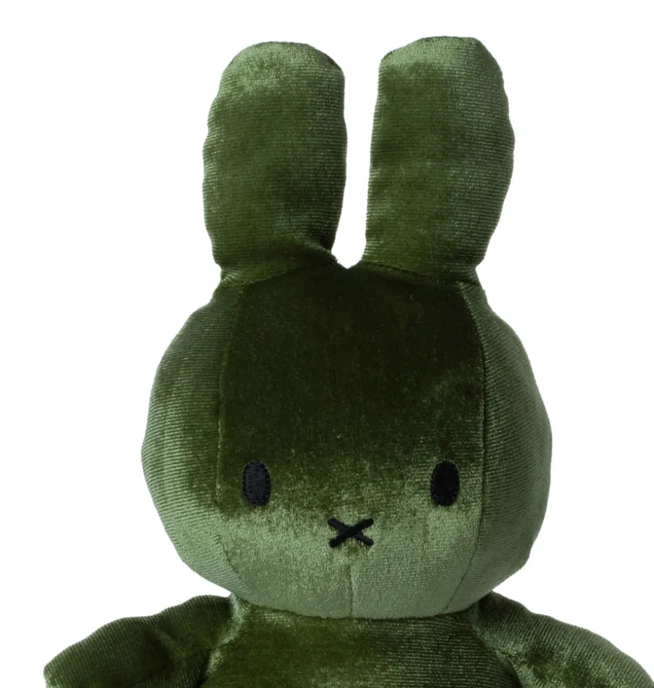 Nijntje groen velvetine stof