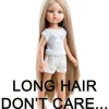 Paola Reina Amigas pop Carla met superlang haar