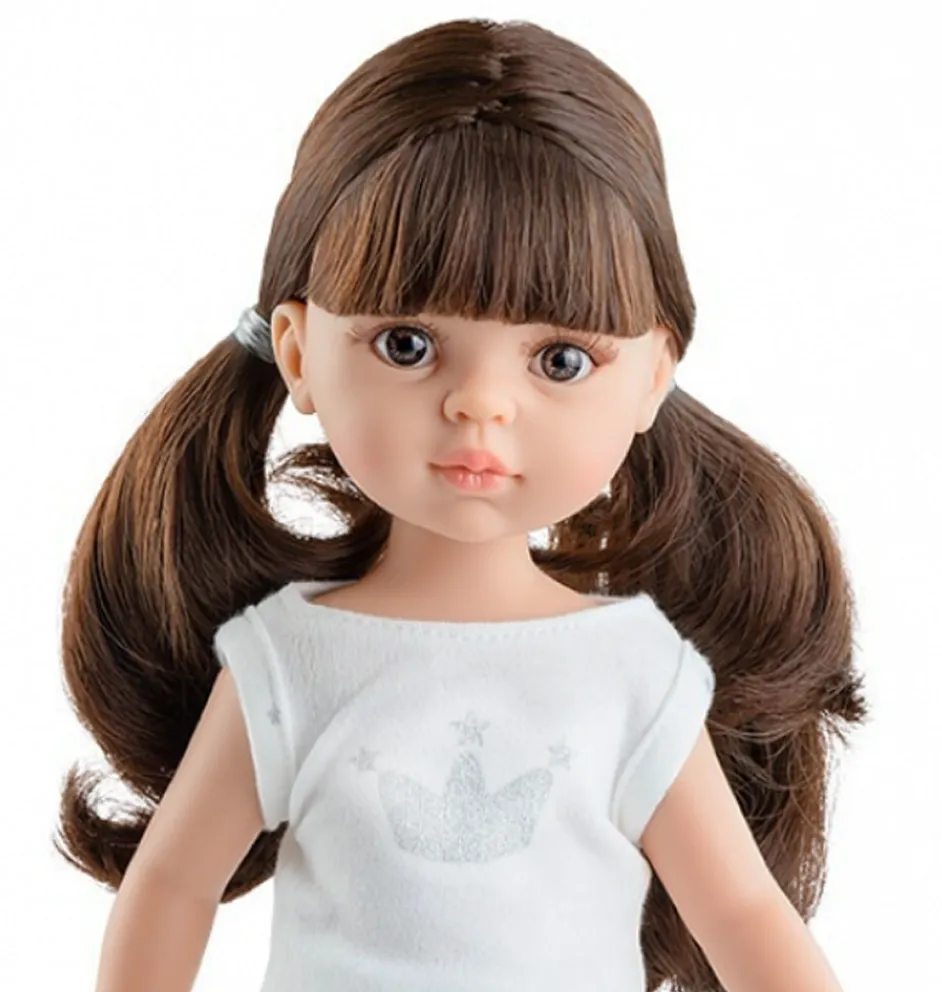 Paola Reina Amigas pop Carol met staarten in haar haar
