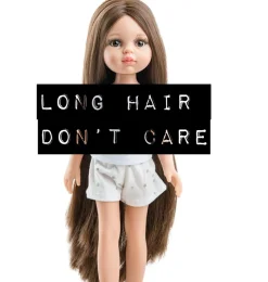 Paola Reina Amigas pop Carol met superlang haar