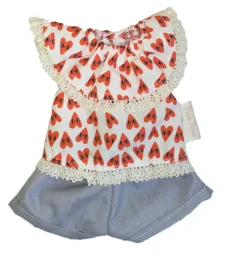Paola Reina Amigas poppen kledingset short en top