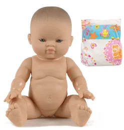 Paola Reina Gordi pop met poppenluier