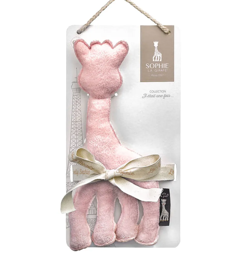 Vulli / Sophie de giraffe knuffelbeest roze