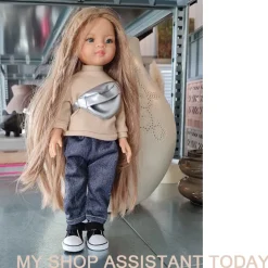 Zilveren heuptas voor (AMIGAS) poppen